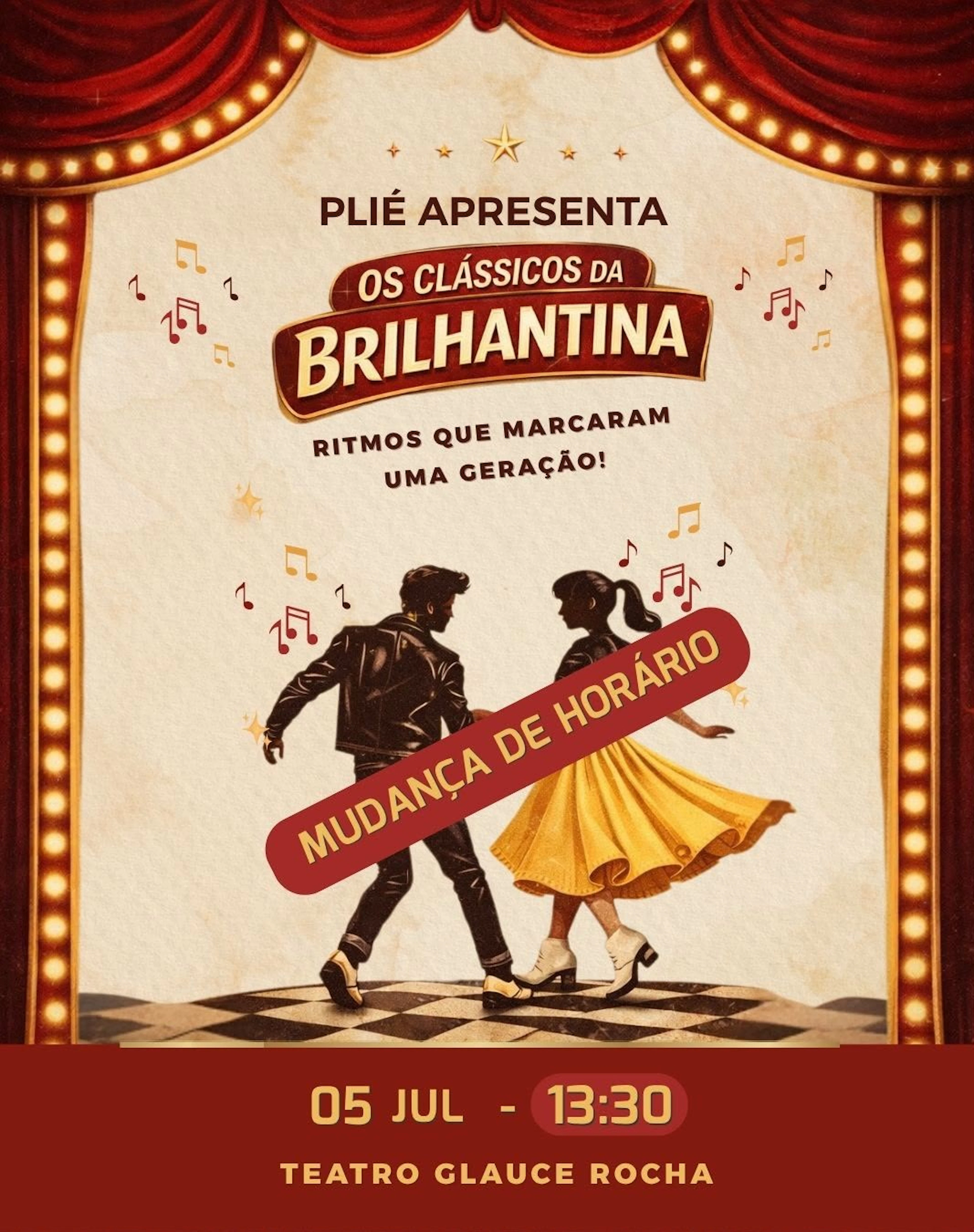 Cartaz Aula Gala 2026 — Plié Estúdio de Dança