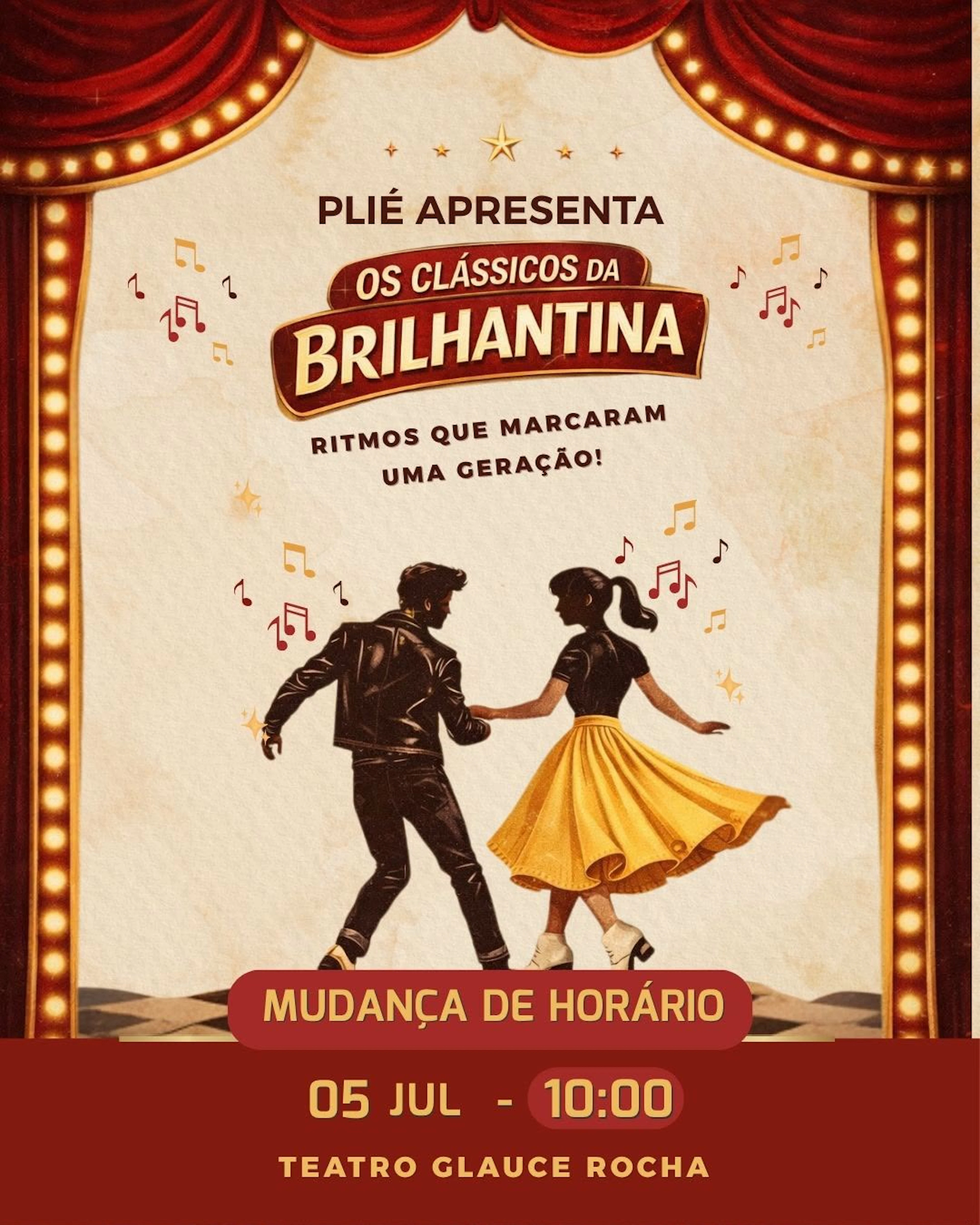 Cartaz Aula Gala 2026 — Plié Estúdio de Dança